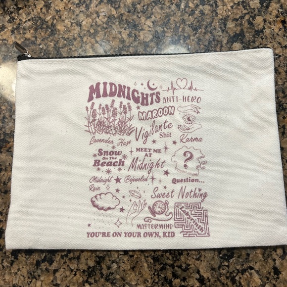 Taylor Swift Midnights Canvas Pouch - Picture 1 of 3